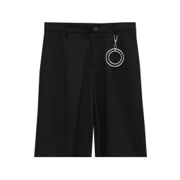 Design Men's British Hong Kong Style Shorts Design Metal Decoration Drape Black Shorts Men's Casual Five-point Trousers Summer Trendy Buckle Ornament Embellishment SKSP068 Design Men's British Hong Kong Style Shorts Design Metal Decoration Drape Black Shorts Men's Casual Five-point Trousers Summer Trendy Buckle Ornament Embellishment SKSP068